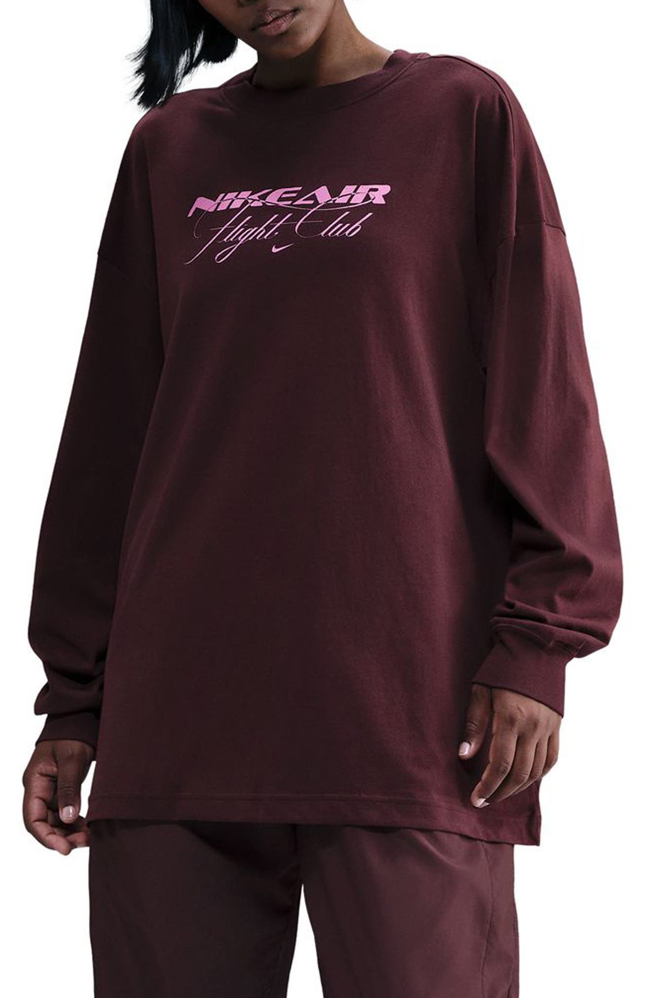 burgundy nike womens clothes