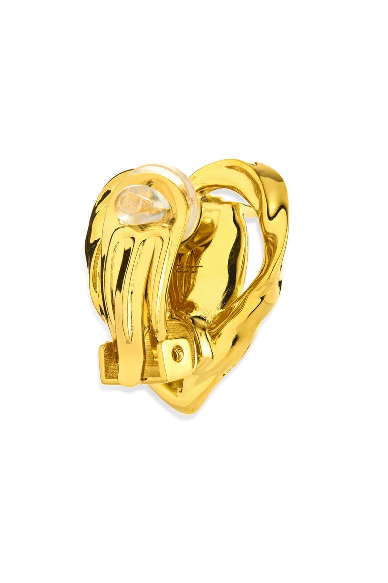Heart Stone Crystal Earrings, Alternate, color, ROSE