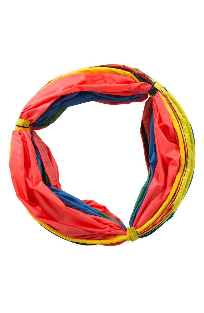 Pacific Play Tents Find Me 6-Foot Multicolor Play Tunnel, Alternate, color, Red Blue Green Yellow