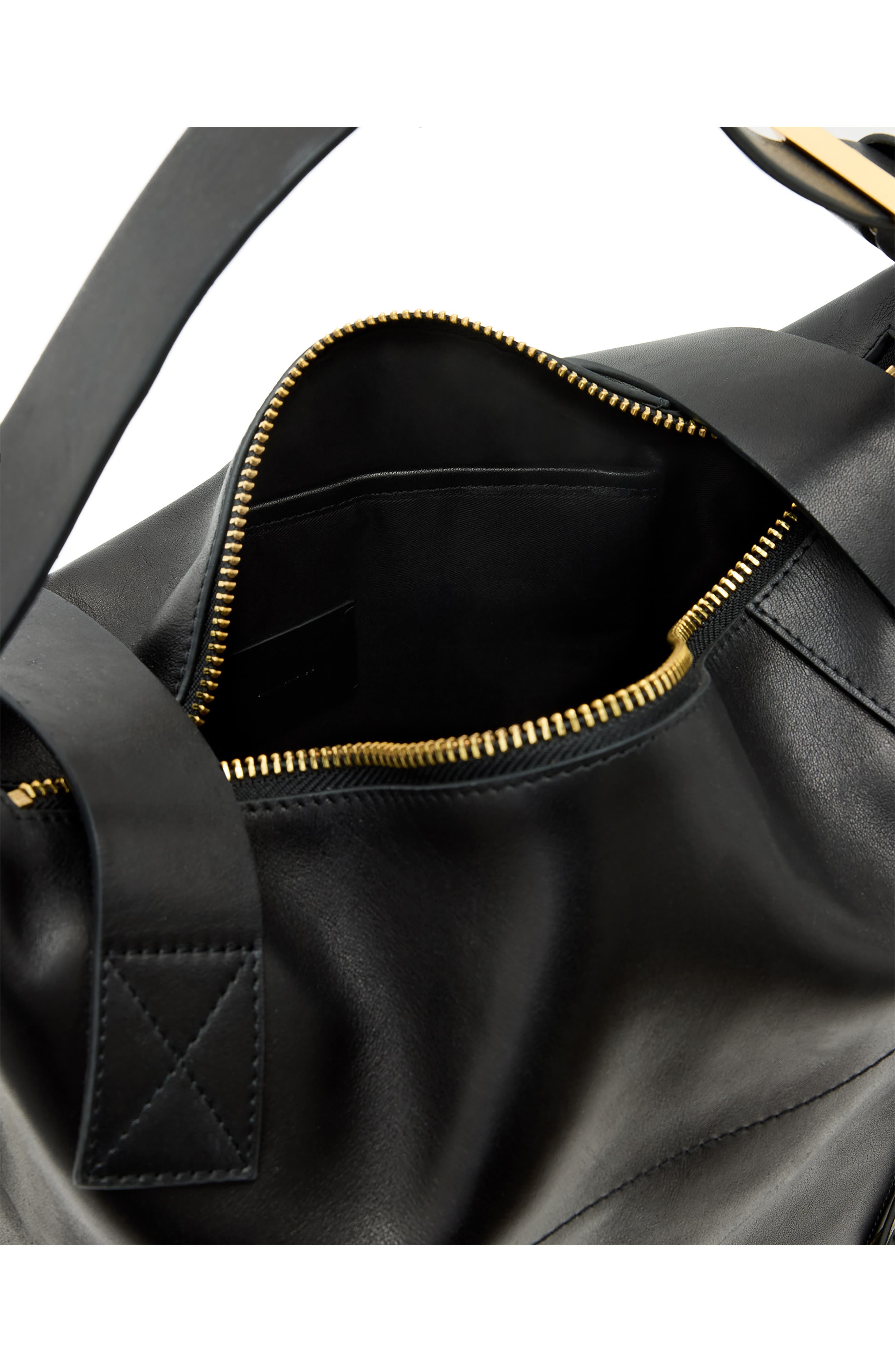 AllSaints Alba Leather Backpack, Alternate, color, 