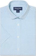 Mizzen+Main Leeward Trim Fit Skyline Multi Diamond Short Sleeve Button-Up Shirt