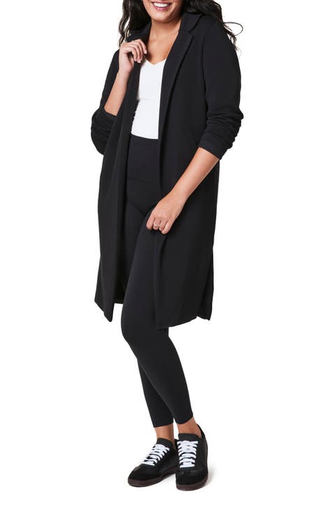 AirEssentials Long Open Front Jacket