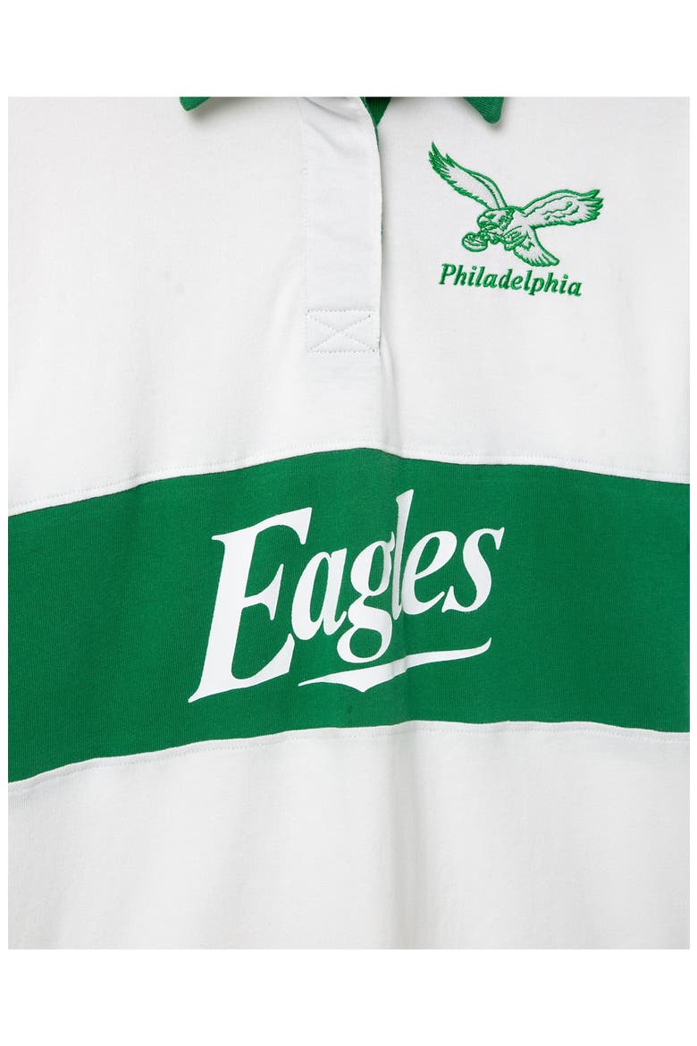 Philadelphia Eagles Rugby Polo, Main, color, VINTAGE WHITE