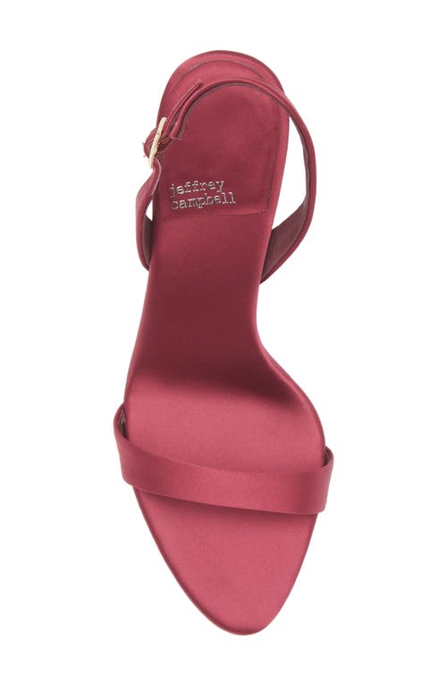 Jeffrey Campbell Go-getter Sandal In Fuchsia Satin