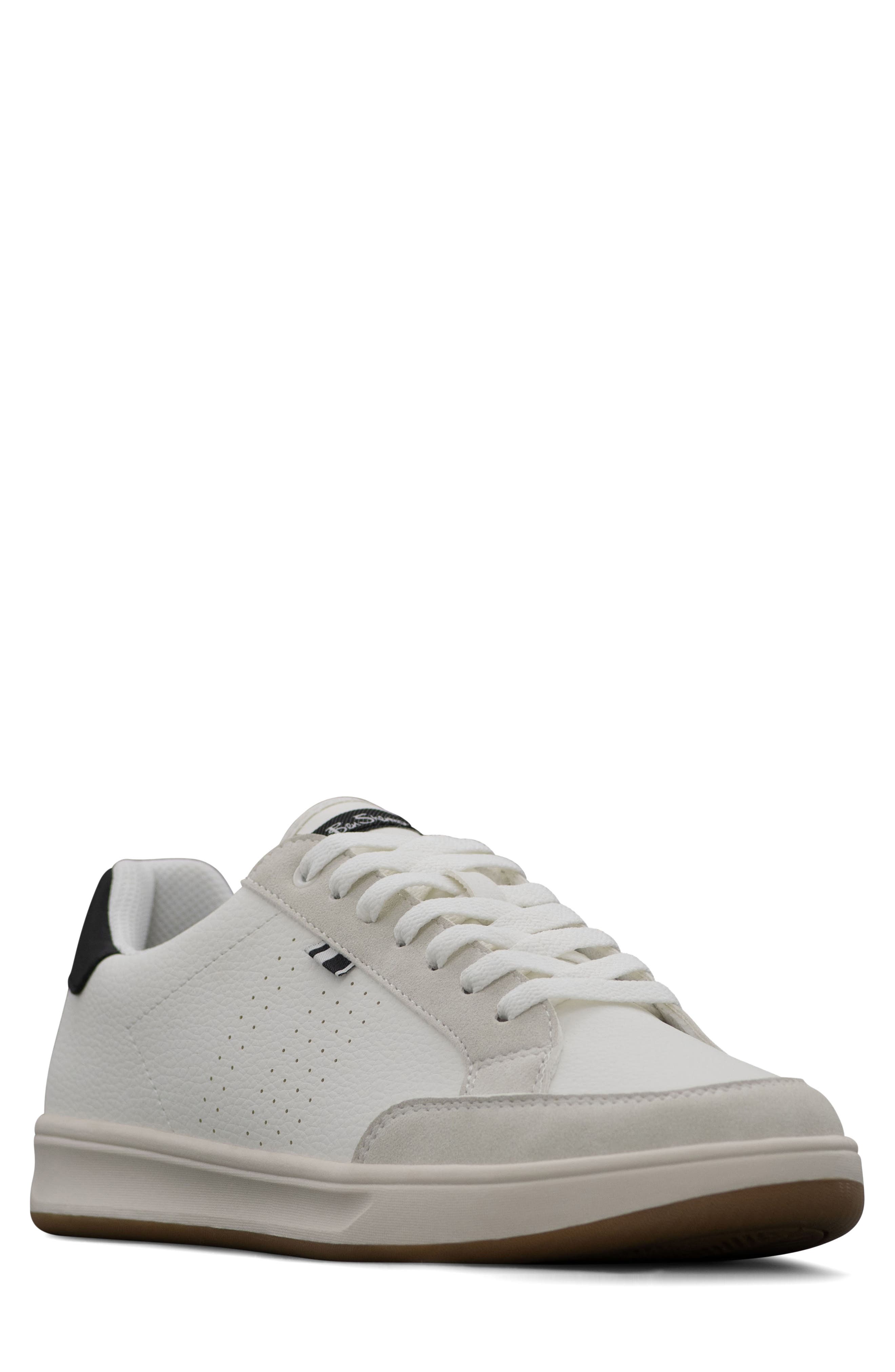 Ben Sherman Martin Low Top Sneaker, Main, color, White/ Black/ Whisper/ Gum