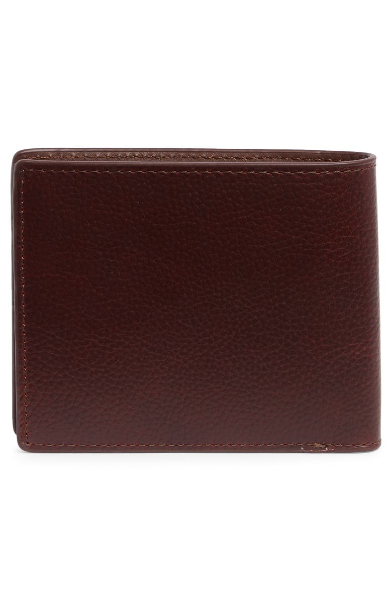Ted Baker London Brockwell Pebbled Bifold Wallet, Alternate, color, Tan