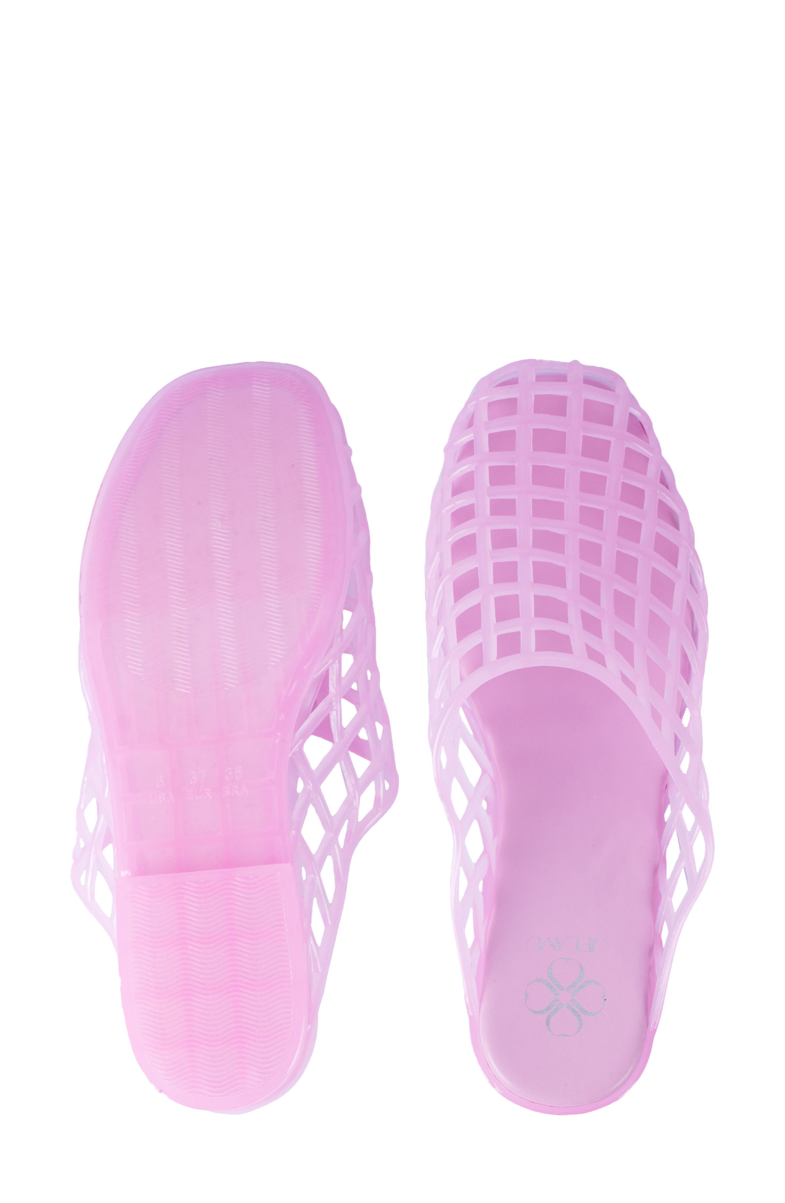 Jelavu Glimmr Jelly Mule, Alternate, color, Pink
