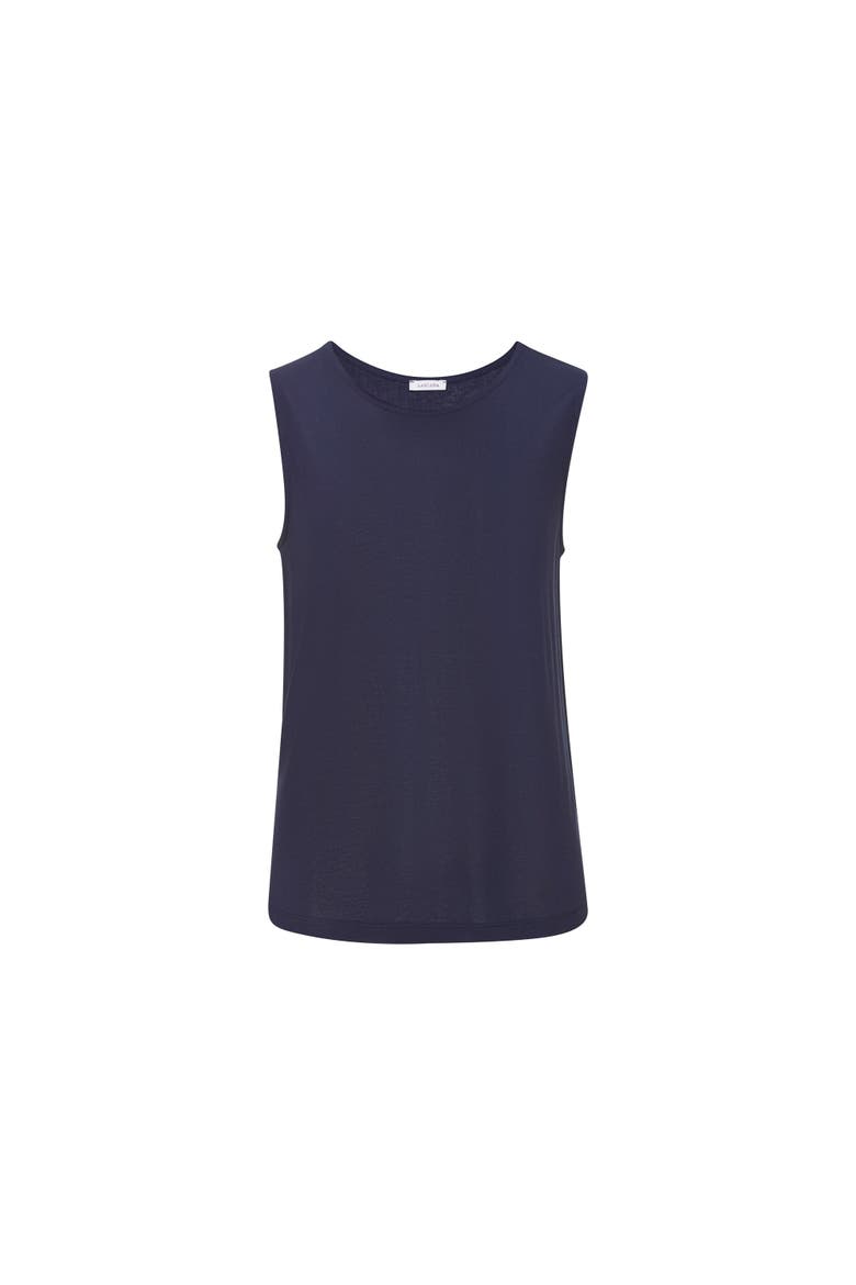 Crew Neck Tank Top, Alternate, color, Navy