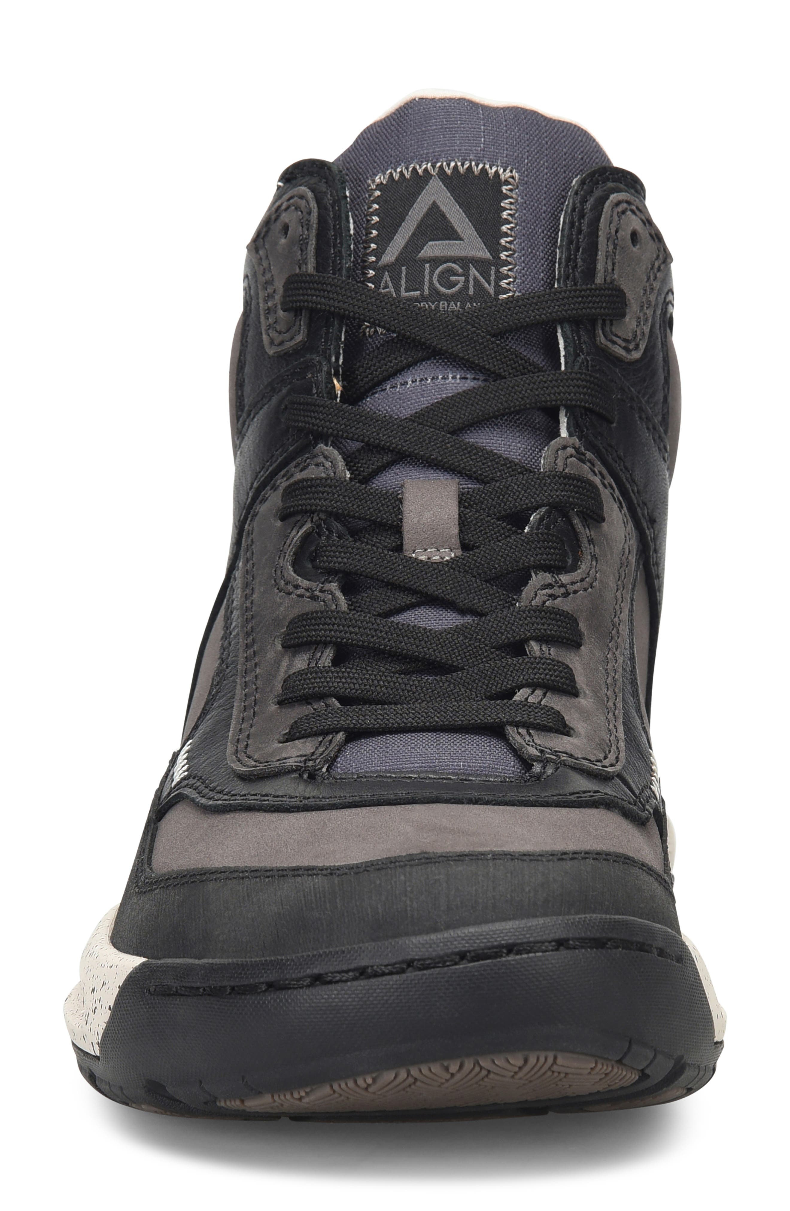 Align Enzo High Top Sneaker, Alternate, color, Black/ Pavement