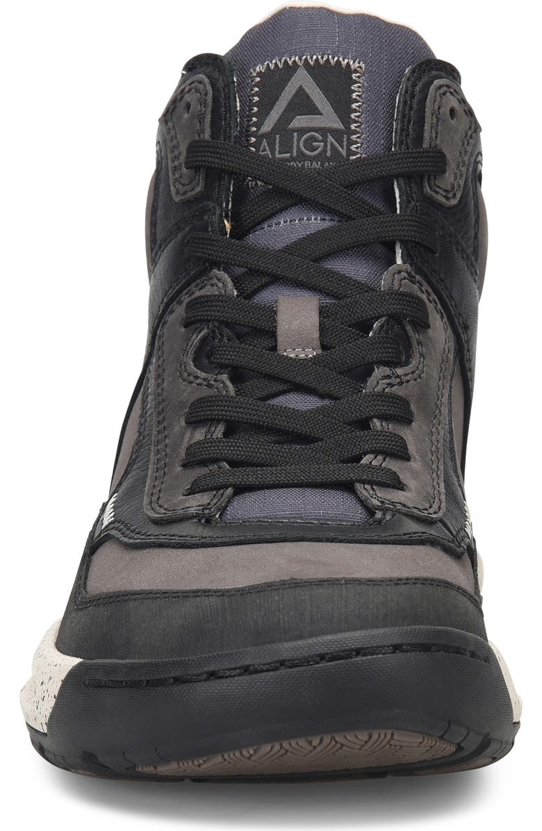 Align Enzo High Top Sneaker, Alternate, color, Black/ Pavement