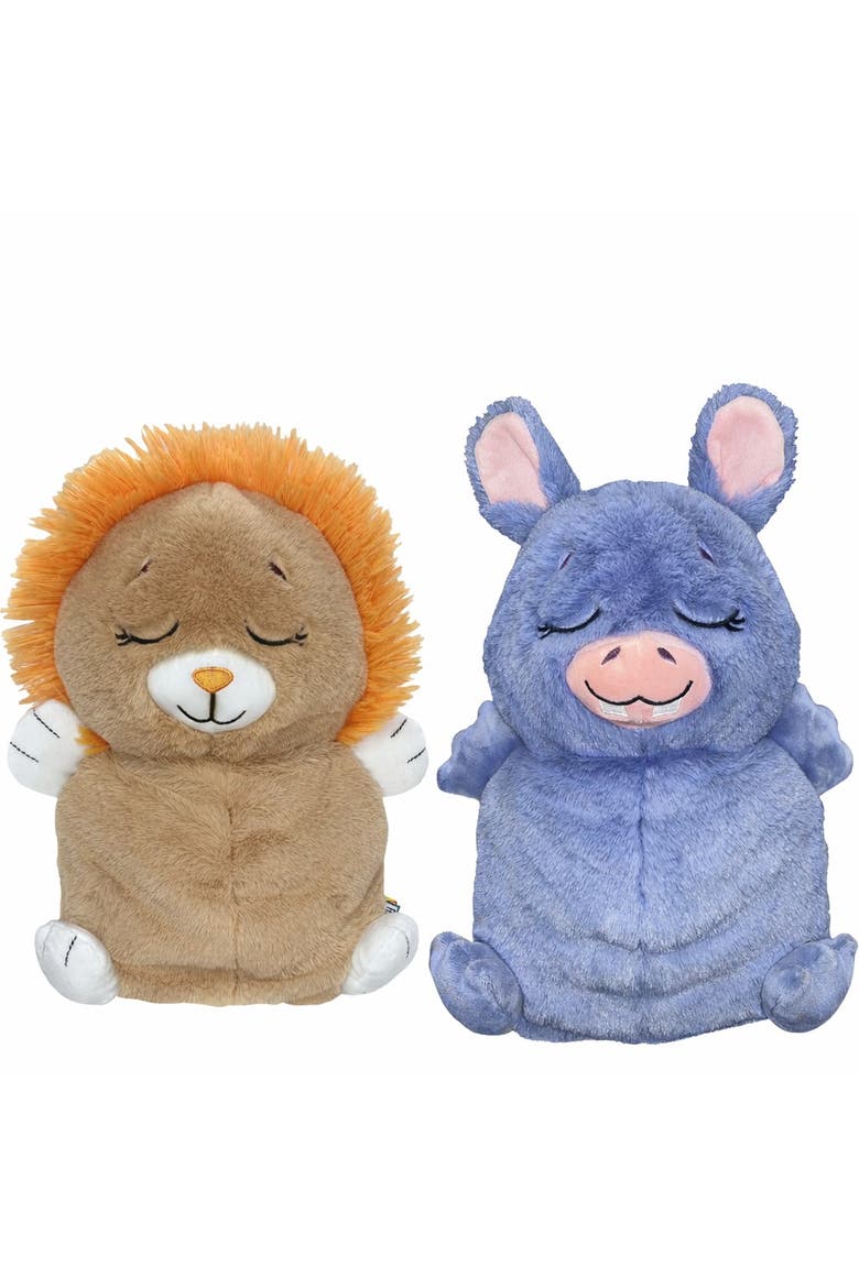 Upside Down Inside Out Lion To Hippo 2In1 Animal Plush, Alternate, color, Multicolored
