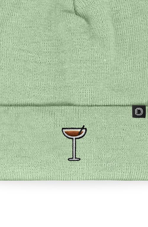 Dalix Espresso Martini Beanie Cap In Green