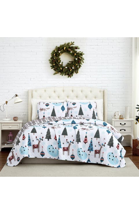 Winter Wonderland Oversized Holiday Quilt Set