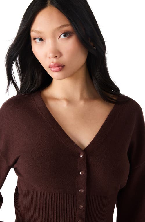 Steve Madden Lauryn Cardigan In Black