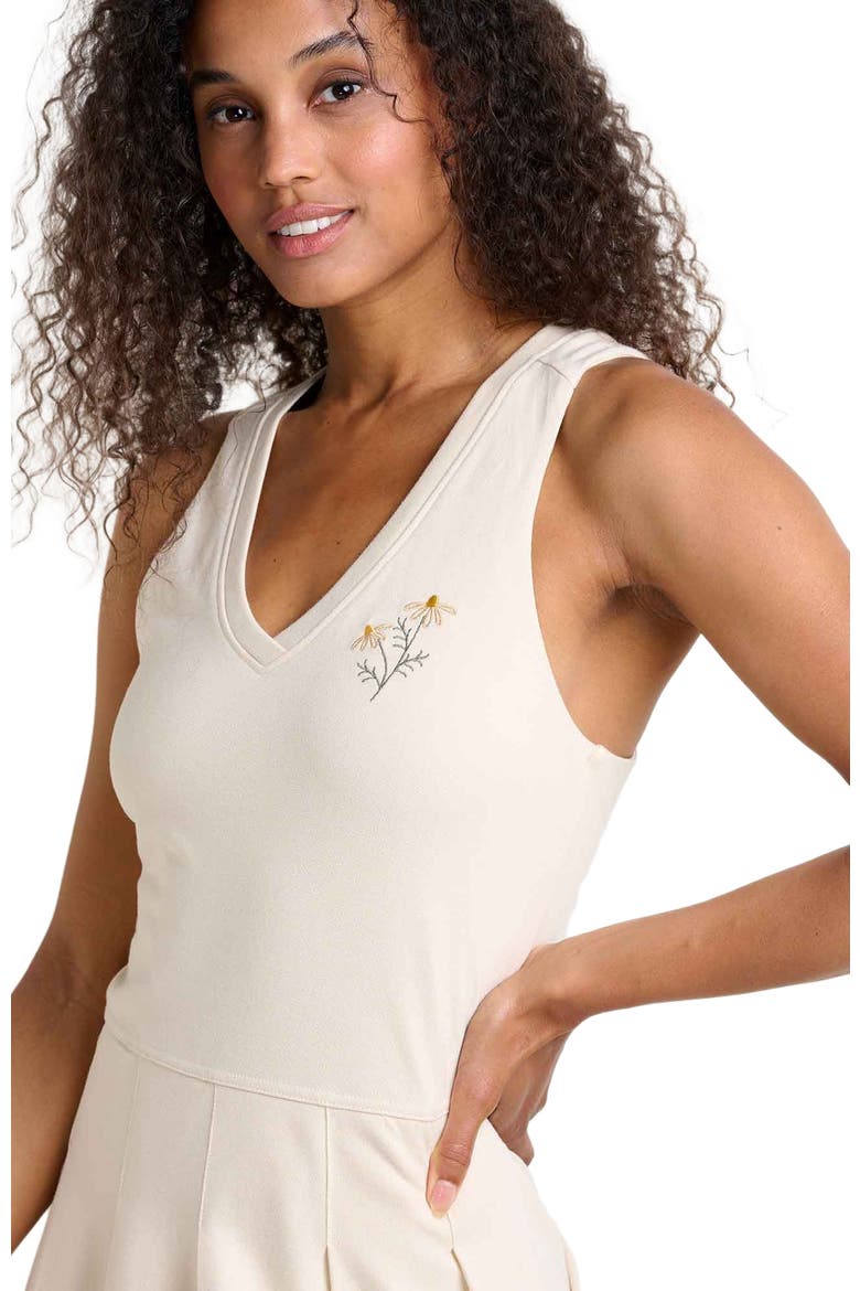 Yerba Sleeveless Skort Dress, Alternate, color, Salt Embroidery