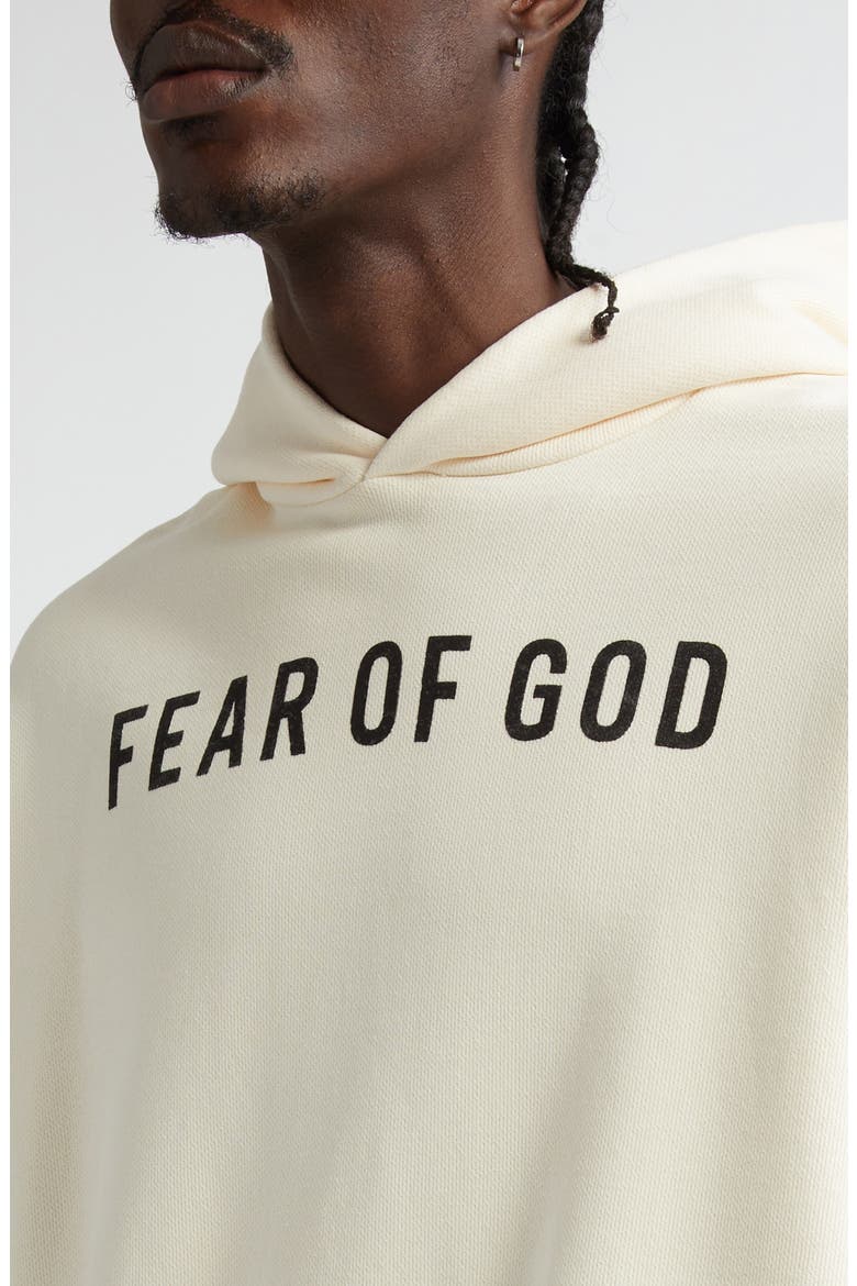 Fear of God Cotton French Terry Logo Hoodie (Men) | Nordstrom