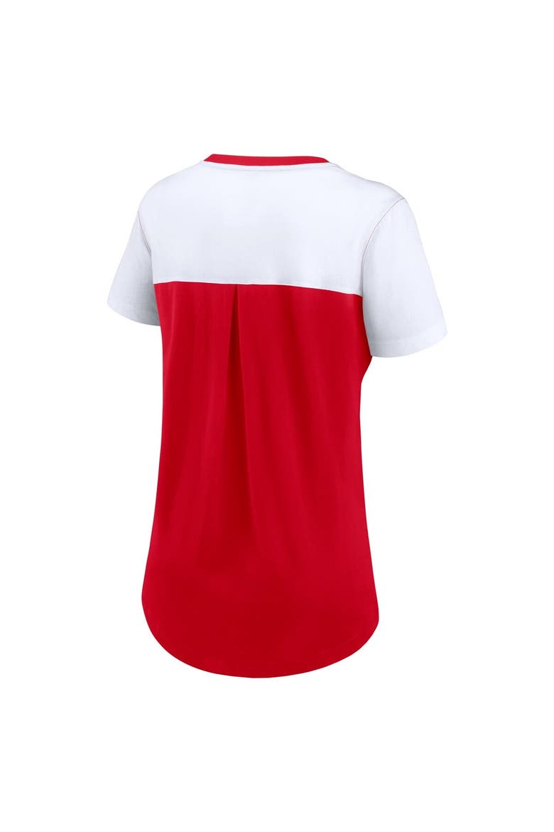 Women's Red Kansas City Chiefs Preferred Yoga Inspired Fashion Top, Alternate, color, Red