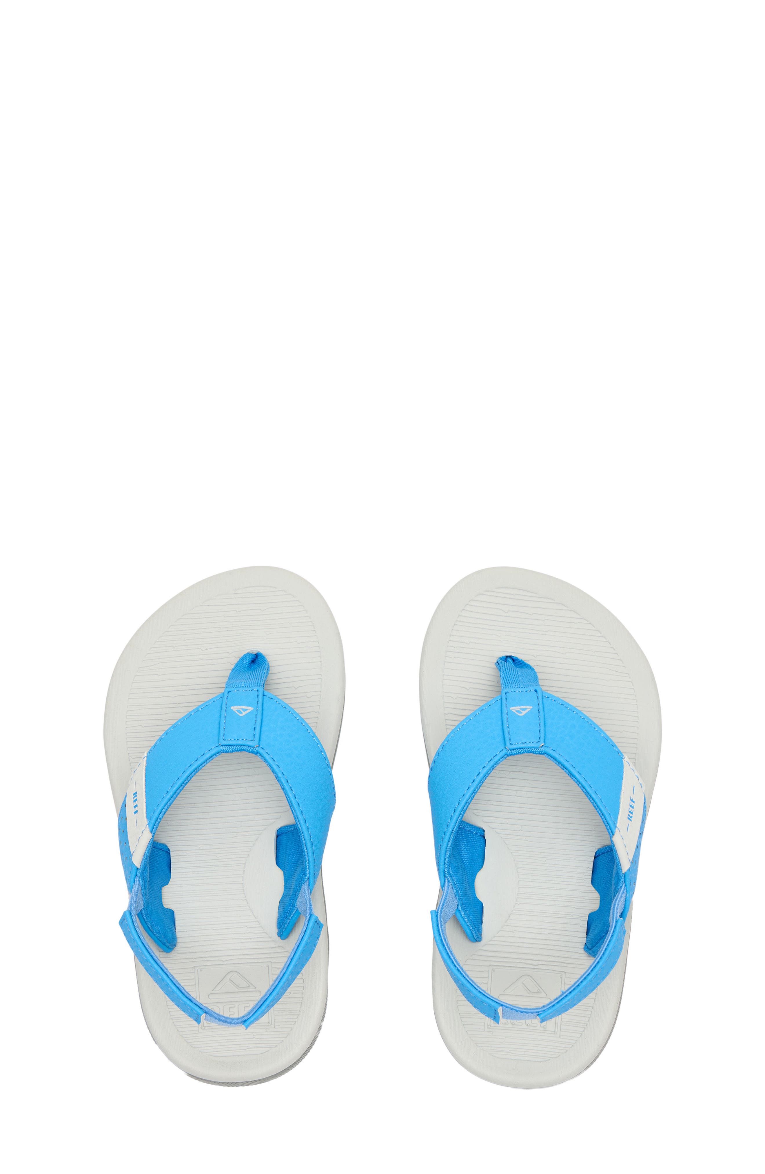 Kids' Little Santa Ana Sandal, Alternate, color, LIGHT BLUE/ LIGHT GREY