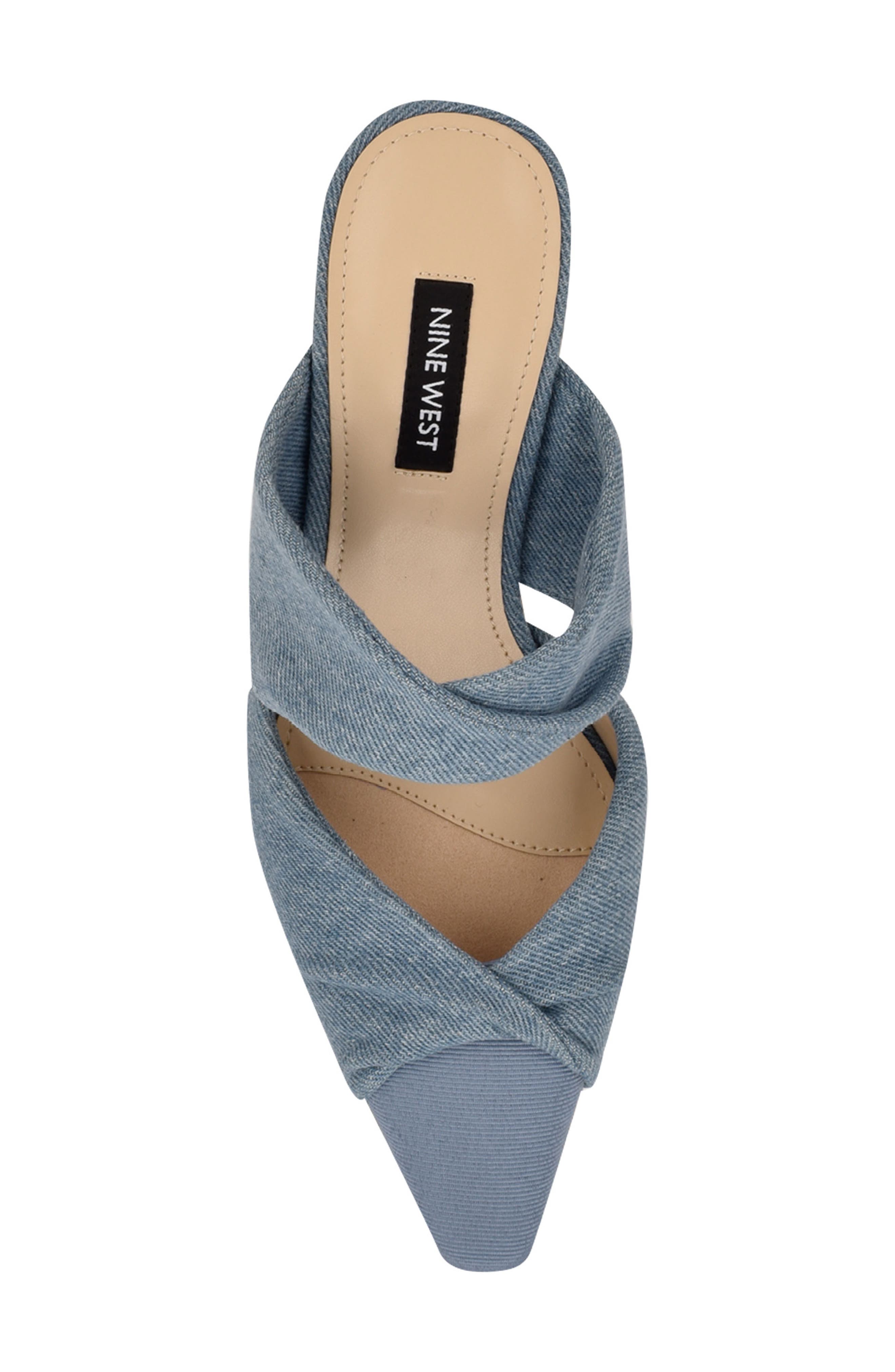 Crown Mule, Alternate, color, LIGHT DENIM
