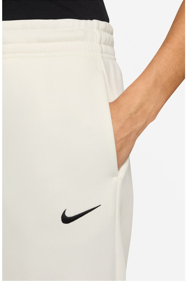 Sportswear Phoenix High Waist Wide Leg Sweatpants, Alternate, color, SAIL/BLACK