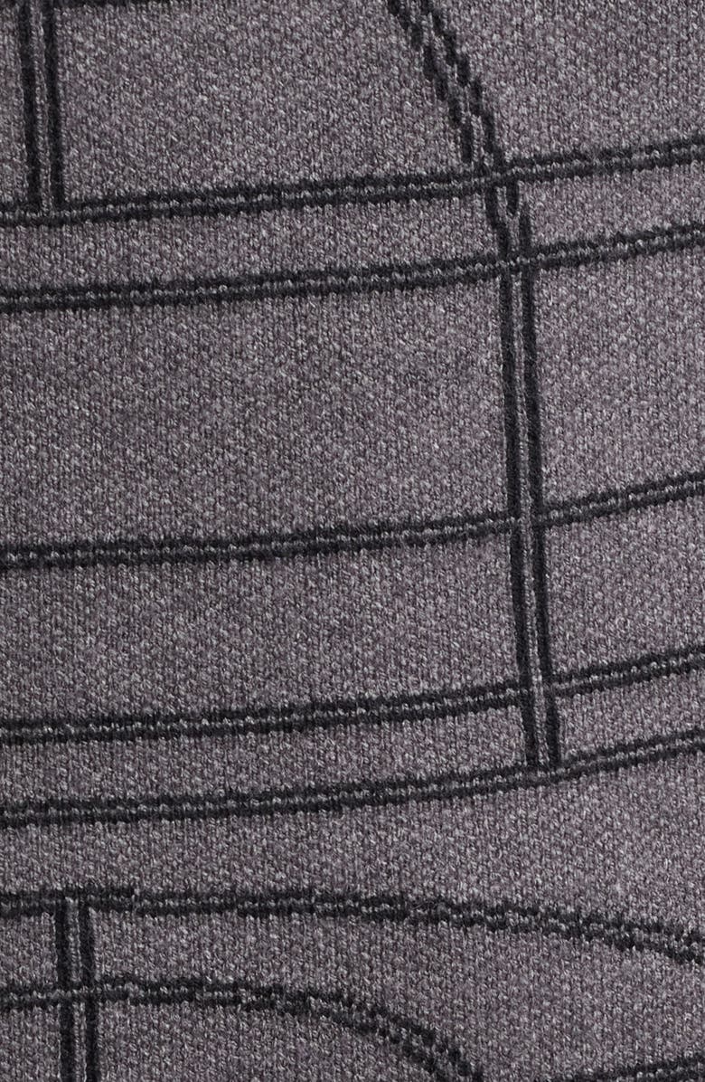 ZOE AND CLAIRE Cap Sleeve Jacquard Sweater, Alternate, color, 