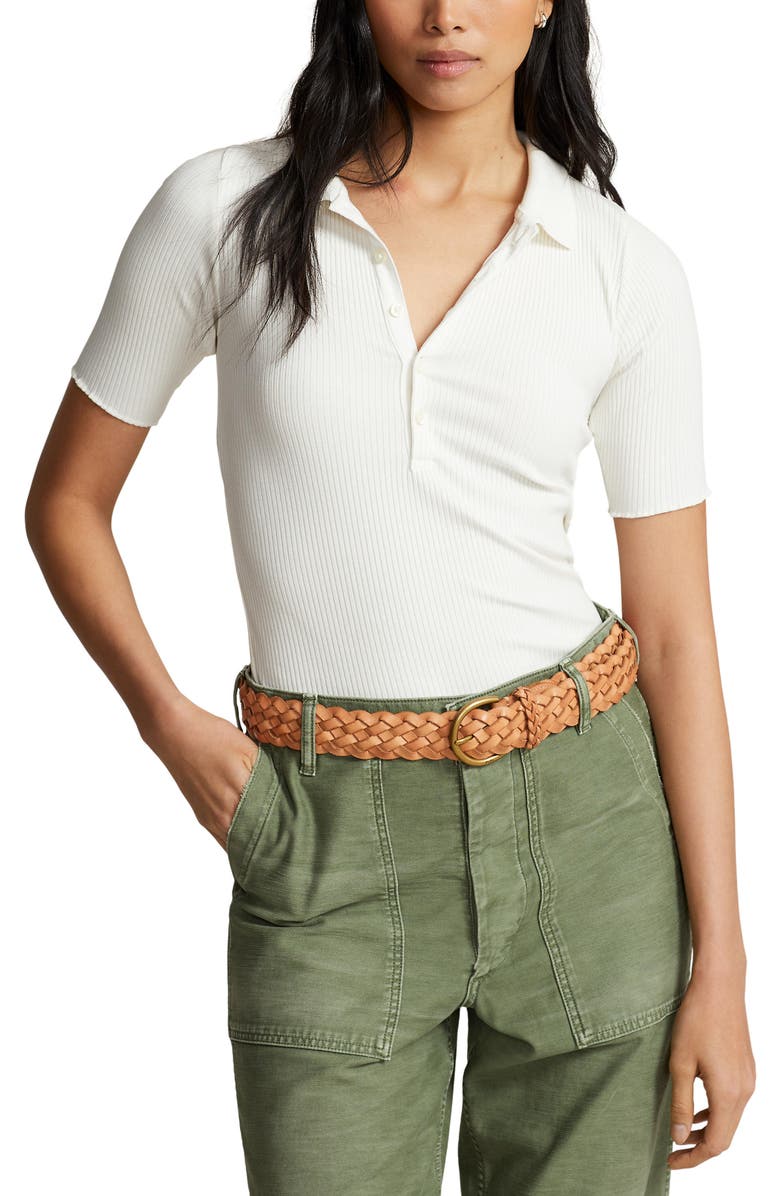 Polo Ralph Lauren Rib Polo, Main, color, 