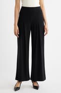 Anne Klein Pleated Wide Leg Pants