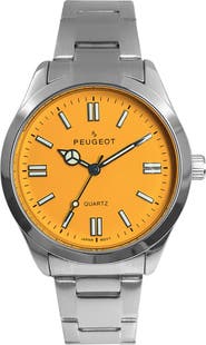 Peugeot Sport Stainless Steel Bracelet Watch- 36MM