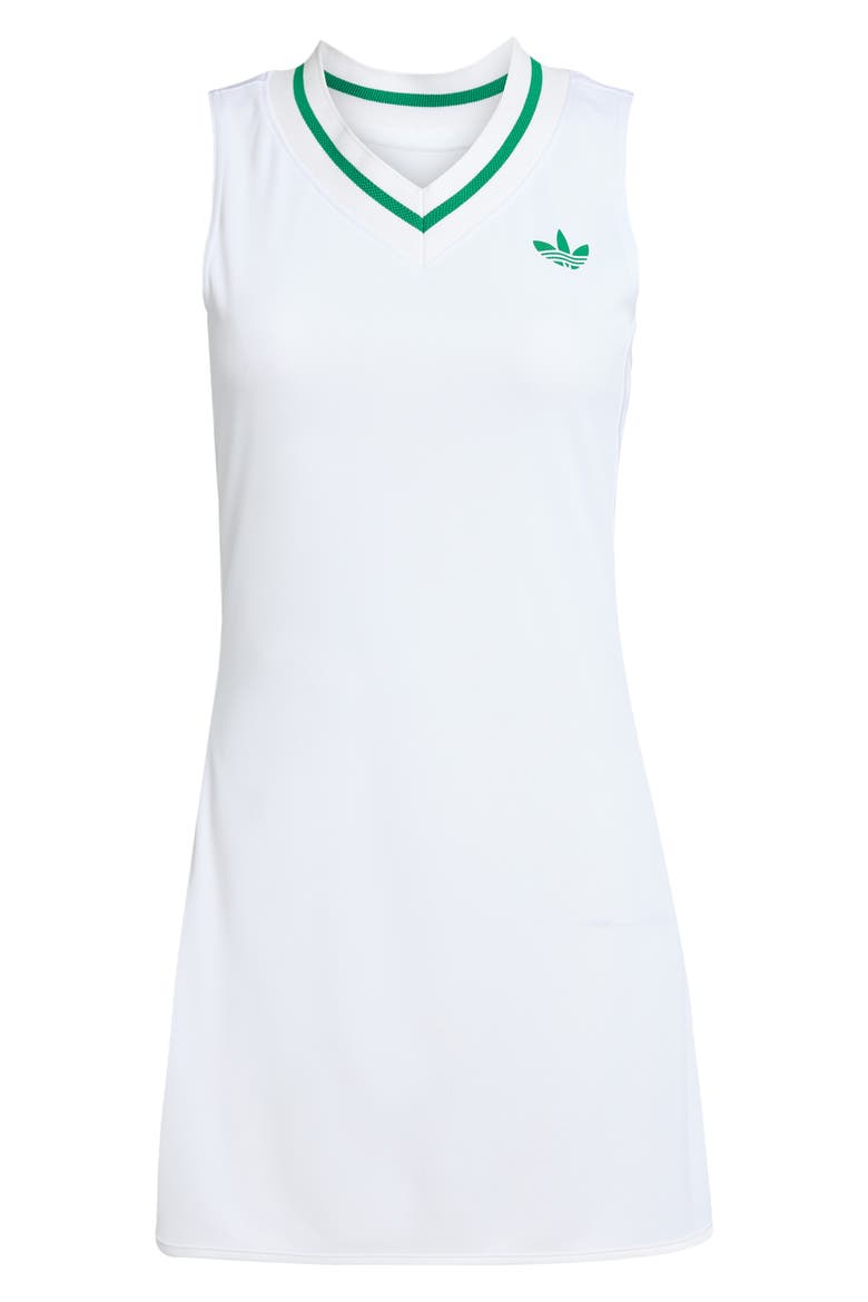 Tennis Pro Climacool Sleeveless Dress, Alternate, color, WHITE