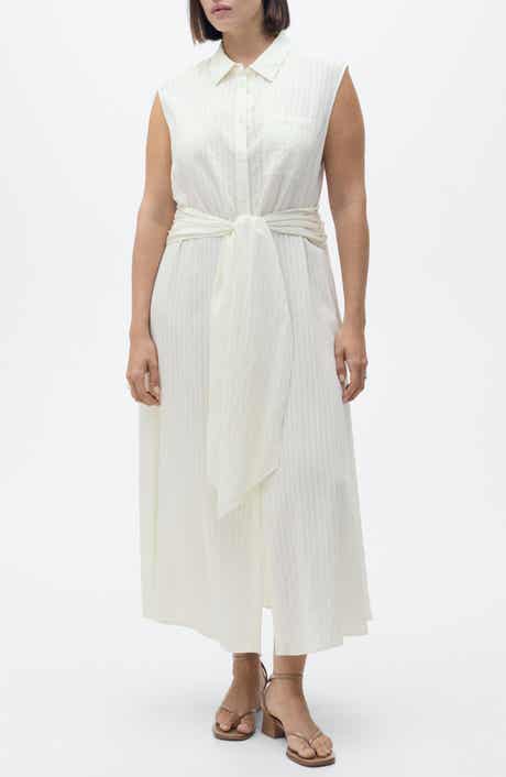 MANGO Sero Sleeveless Shirtdress