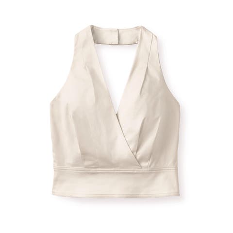 Olive Halter Top