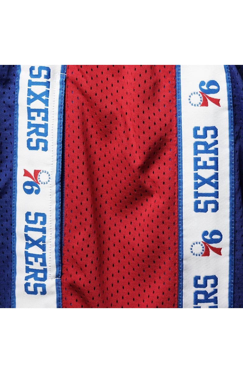 FANATICS Men's Fanatics Branded Royal/Red Philadelphia 76ers Big & Tall Tape Mesh Shorts, Alternate, color, Royal