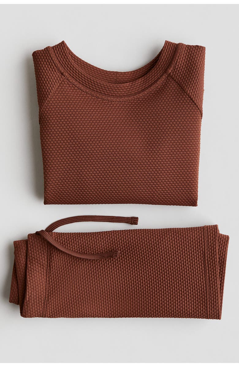 H&M Upf 50 Swim Set, Alternate, color, Brown