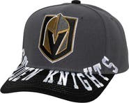 Mitchell & Ness Men's Mitchell & Ness Gray/Black Vegas Golden Knights Underarch Two-Tone Pro Crown Snapback Hat
