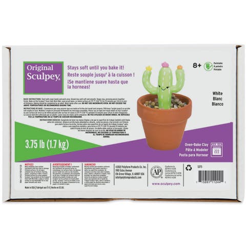 Original Polymer Clay White 3.75 lb