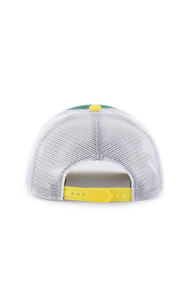 '47 Youth '47 Green/Yellow Oregon Ducks Super Stripe Hitch Adjustable Trucker Hat, Alternate, color, Green