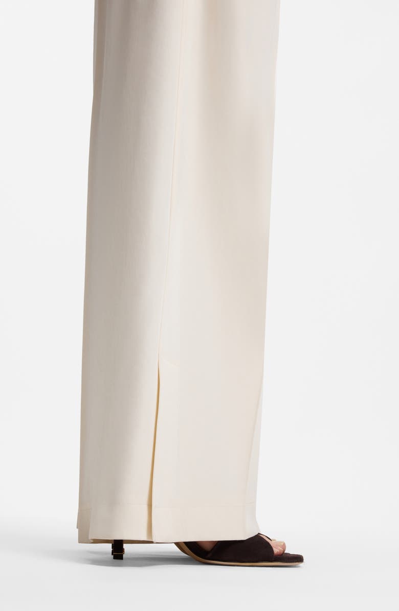 BOSS Tajila Pull-On Wide Leg Pants, Alternate, color, Soft Cream