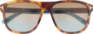 TOM FORD 58mm Square Sunglasses