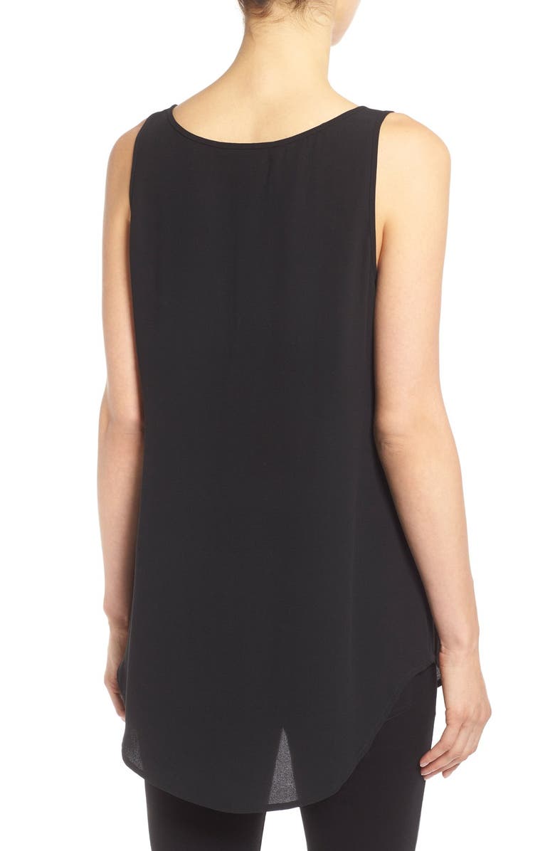 Eileen Fisher Scoop Neck Long High/Low Tank, Alternate, color, 