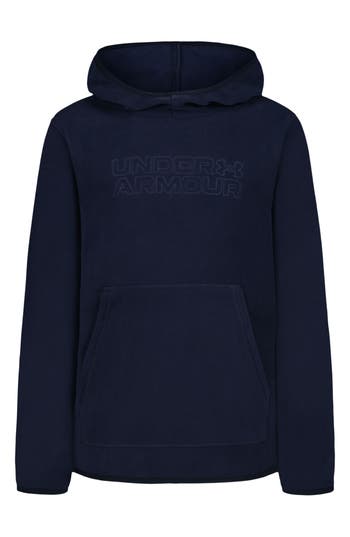 Under Armour Kids' Hundo Graphic Hoodie In Blue