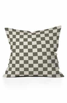 Checkered Board Accent Pillow