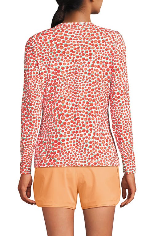 LANDS' END LANDS' END LONG SLEEVE RELAXED UPF 50 RASH GUARD 