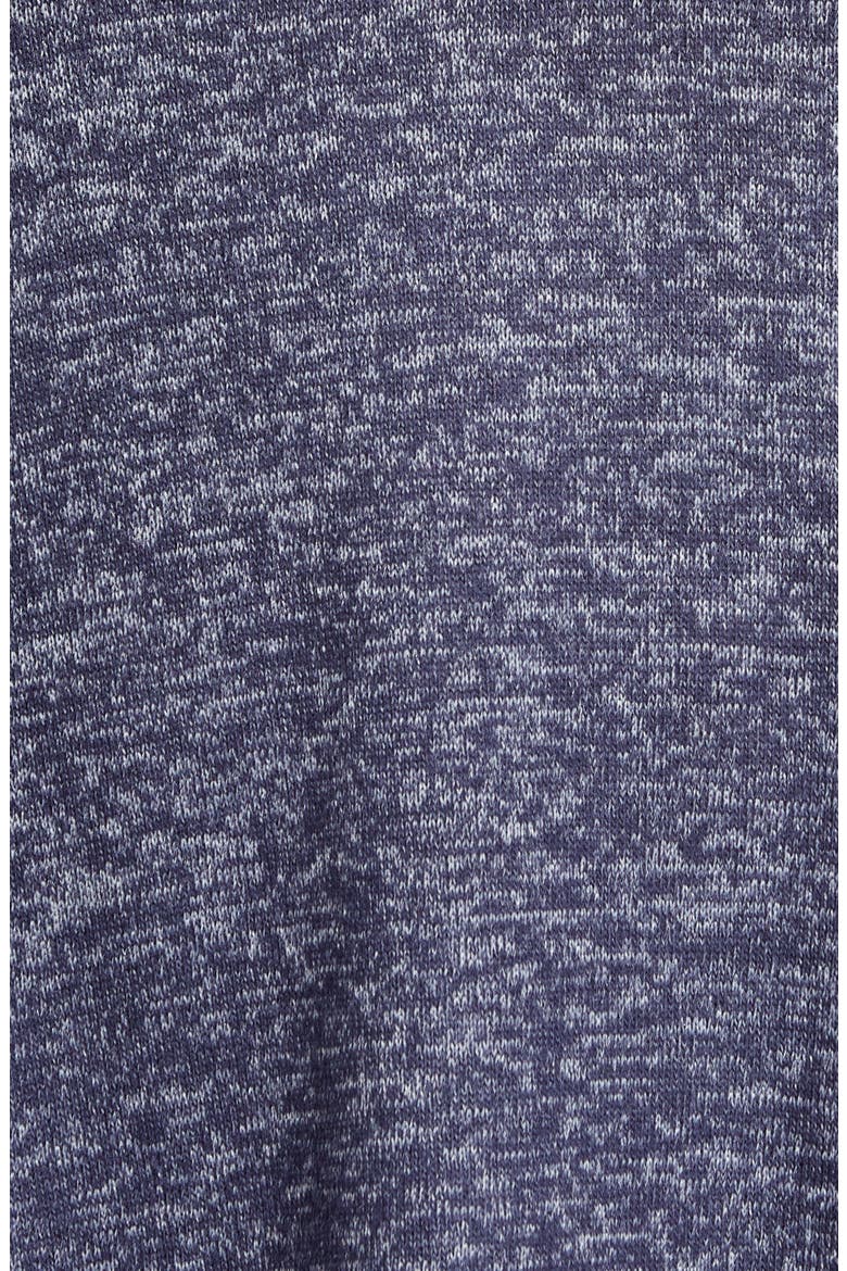 Brushed Knit Babydoll Top, Alternate, color, DARK DENIM