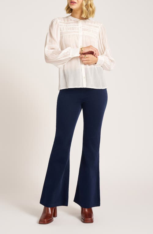 Matty M . Cosmo Flare Corduroy Pants In Blue