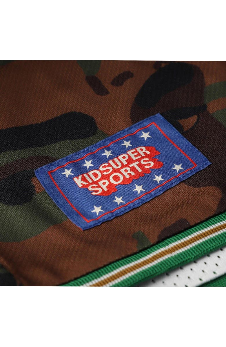 NBA X KIDSUPER Unisex NBA & KidSuper Studios by Fanatics Brown Boston Celtics Hometown Shorts, Alternate, color, Brown