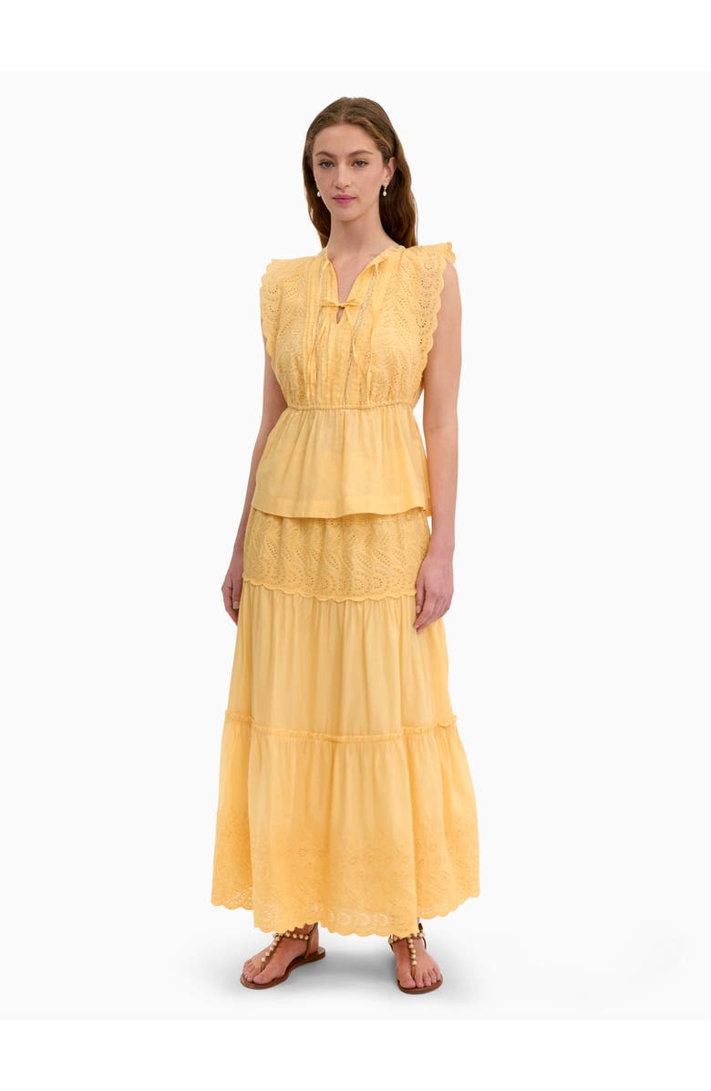 Rebecca Taylor Sabine Top, Main, color, Daisy Yellow