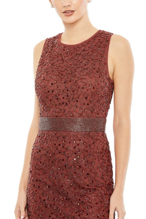 Mac Duggal Cocktail Dress In Brick