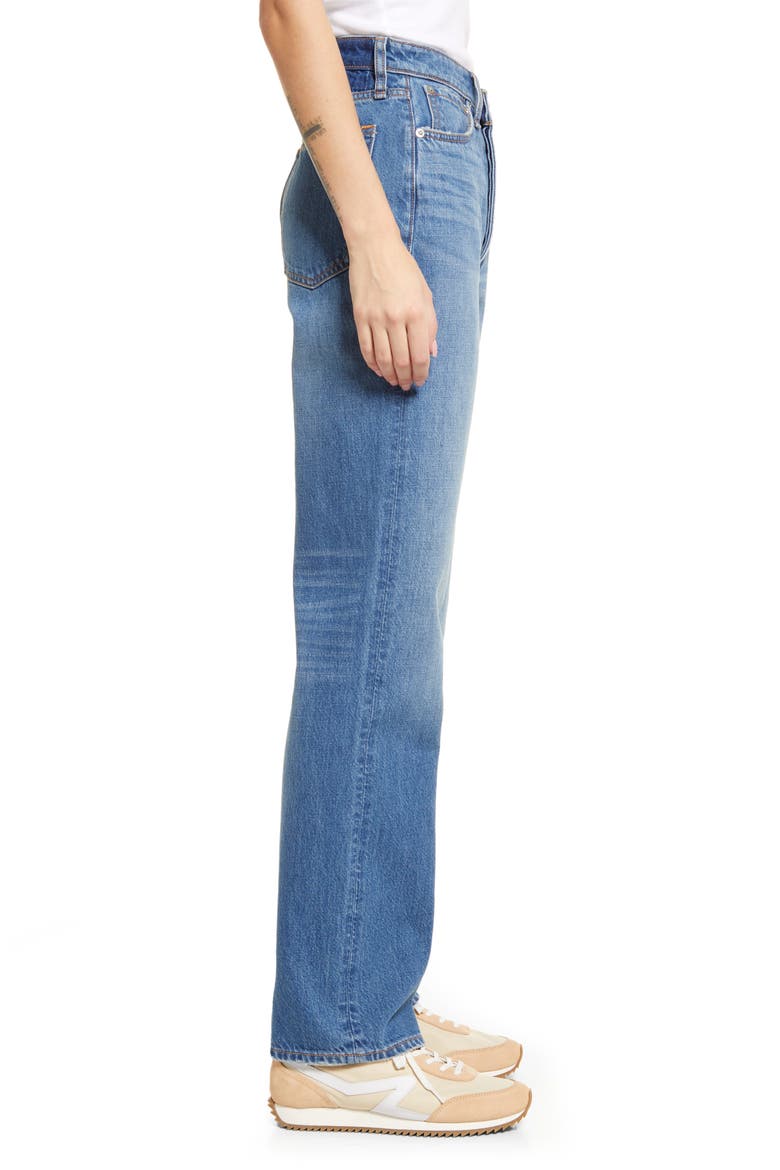 Women's Alex High Waist Relaxed Straight Leg Jeans, Alternate, color, CLEAN MICK