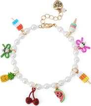 Betsey Johnson Summerween Charm Bracelet