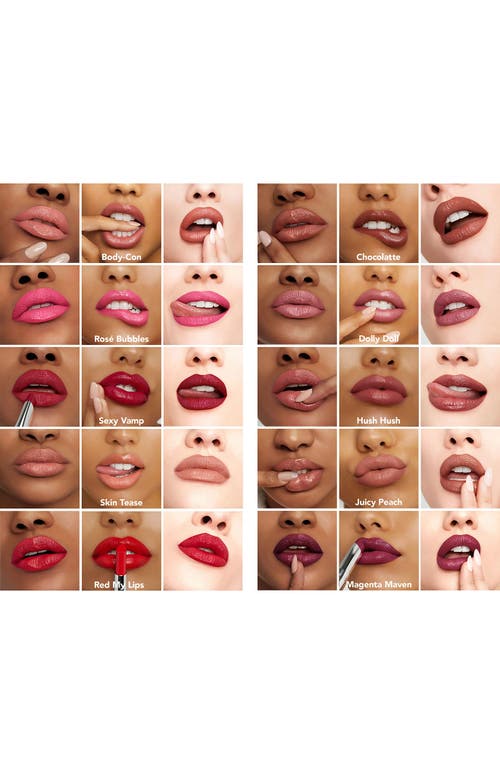 Buxom Dolly's Glam Getaway Full-on™ Satin Lipstick In Ros Bubbles
